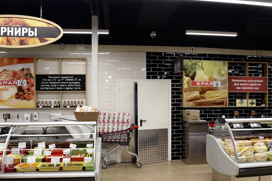 Противопожарные и технические двери в супермаркетах SPAR Противопожарные и технические двери в супермаркетах SPAR