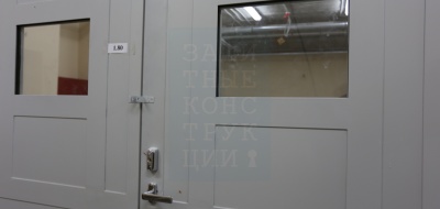 Огнестойкое остекление в противопожарных воротах